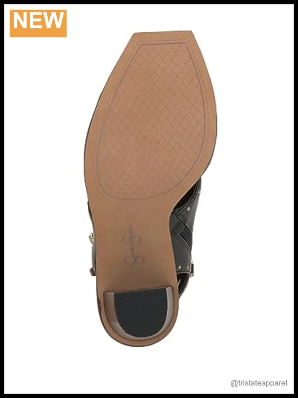 Faux Leather Mid-Calf Bootie with Stacked Heel